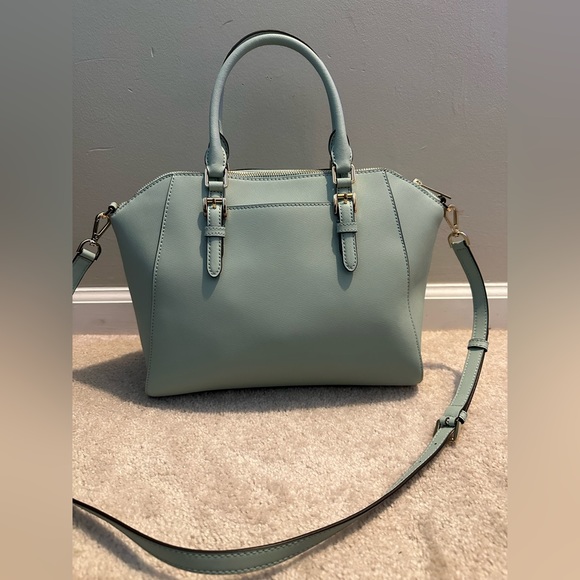 NWOT Sage Green Michael Kors Large Ciara messenger crossbody satchel - Picture 3 of 8
